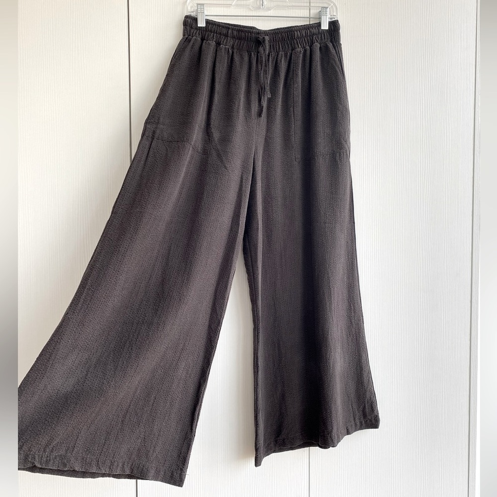 Back Beat Co Tencel Easy Pants - Size L, Dark Grey, Lightly Worn